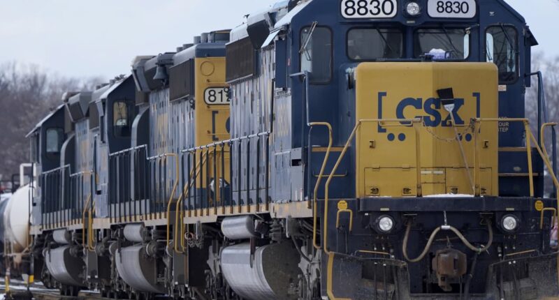 CSX says more businesses are shipping via rail to avoid surging fuel costs