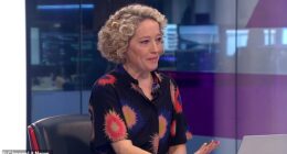 Cathy Newman appeared visibly upset during her final night on Channel 4 as she interviewed the parents of a woman who took her own life after visiting a suicide forum online
