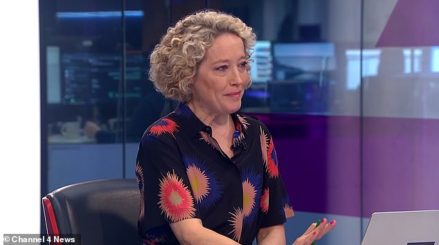 Cathy Newman appeared visibly upset during her final night on Channel 4 as she interviewed the parents of a woman who took her own life after visiting a suicide forum online