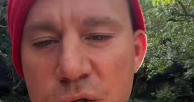 Channing Tatum shared a cryptic poem on Instagram on Monday about anxiety and 'divorce' as his ex-fiancée Zoe Kravitz got engaged to Harry Styles