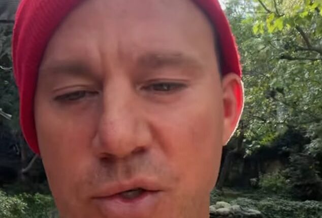 Channing Tatum shared a cryptic poem on Instagram on Monday about anxiety and 'divorce' as his ex-fiancée Zoe Kravitz got engaged to Harry Styles