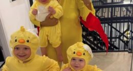 Charlotte Dawson (pictured) joined Denise Van Outen, Gemma Collins and Jess Wright leading the stars celebrating the Easter Bank Holiday on Sunday.