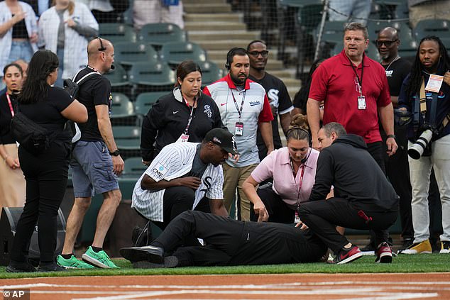 A beloved Chicago White Sox anthem singer collapsed while performing on Wednesday