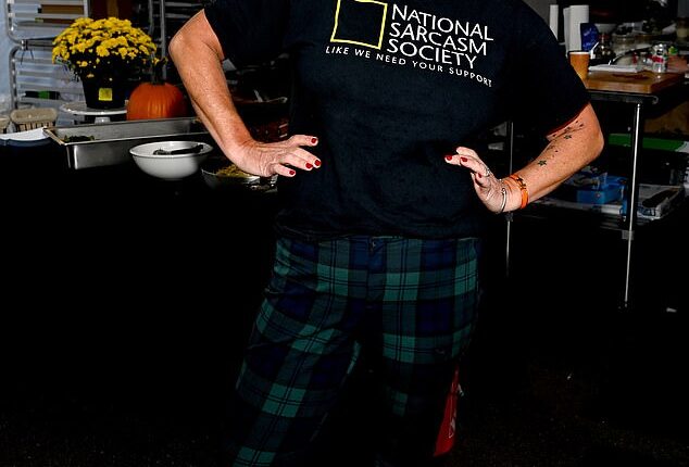 Photos from the scene of Food Network star Anne Burrell's death last year reportedly show 'dozens of pills' and 'empty medicine bottles'; Burrell pictured in 2022