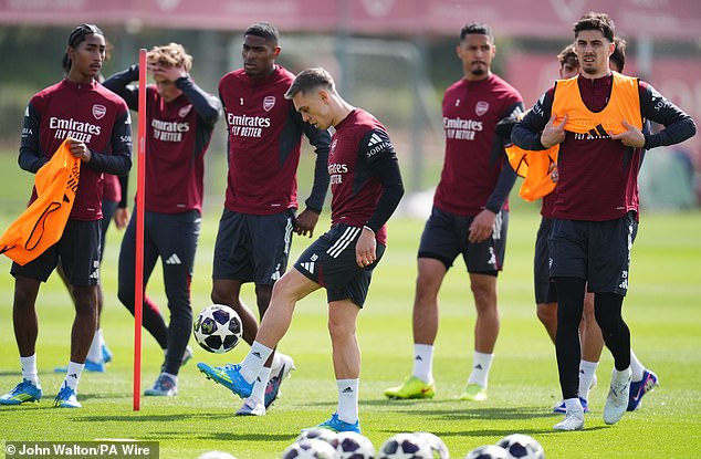Arsenal's plans for a huge week were hindered by the absence of five key players on Tuesday