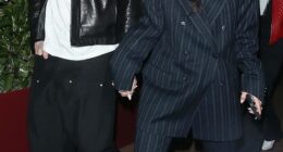 Cruz Beckham, 20, looks smitten with stylish girlfriend Jackie Apostel, 29, while bleary-eyed Charli XCX heads home from SECOND after party as they lead stars at the Warner BRITs bash