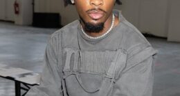 Murder suspect D4vd was transferred to the LA County Men's Central Jail on Monday night; pictured in March 2025