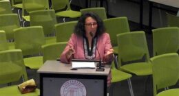 Abigail Bornstein was dubbed a 'colonizer' during a public board meeting in May of last year by the president of the campus chapter of the Service Employees International Union Local 1021