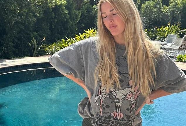 Ellie Goulding has admitted she is feeling 'sad as hell' weeks after confirming her separation from her husband Caspar Jopling