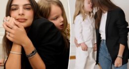 Emily Ratajkowski and son Sylvester pose together for Chanel Mother's Day campaign