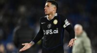 Enzo Fernandez was seen reacting to the Chelsea fans after their 3-0 loss to Brighton