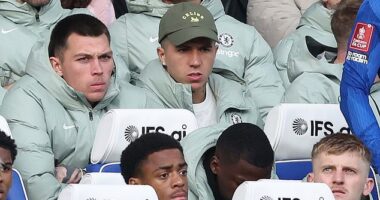 Enzo Fernandez remains sidelined for Chelsea's clash with Man City on Sunday