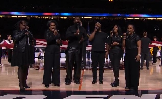 Indianapolis band Soul Lounge performed a moving rendtiong of The Star-Spangled Banner