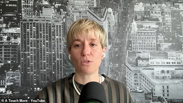 US soccer legend Megan Rapinoe made an awkward return to her podcast on Thursday