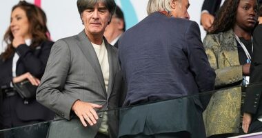 Joachim Low (middle left) is reportedly close to taking the Ghana managerial position ahead of the World Cup