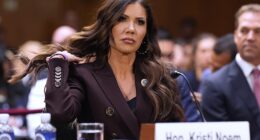 Sources tell us at least four officials who followed Noem from DHS were placed on administrative leave at her new office, the Daily Mail can now reveal