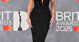 GK Barry turned heads as she attended The BRIT Awards 2025 , held at London's O2 Arena on Saturday night - and her outfit featured a sweet nod to her girlfriend Ella Rutherford