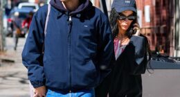 Harry Styles and his girlfriend Zoe Kravitz are reportedly not staying at the same accommodation together during her UK visit this week (seen in NYC in March)