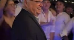 Kirk Moore, the principal of Pauls Valley High School, was crowned prom king on Friday night as students cheered him on