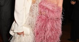 Heidi Klum and her daughter Leni Olumi Klum wore matching otufits as they attended the amfAR Cannes Gala afterparty at Hotel du Cap-Eden-Roc in Cap d'Antibes on Thursday