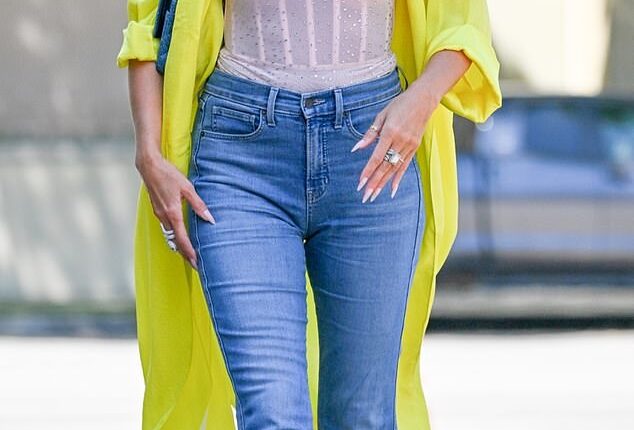 Heidi Klum put on a fashionable display on Wednesday as she headed to America's Got Talent in Los Angeles