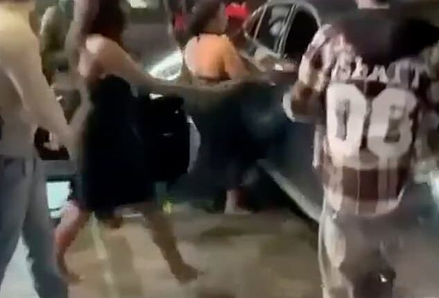 Horrifying footage has emerged showing the moment a car ploughed into pedestrians in central London