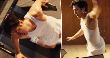 Hudson Williams' new Peloton ad is a 'Heated Rivalry' fan's fever dream