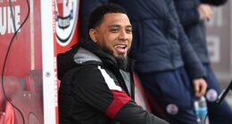 Colin Kazim-Richards came in as Crawley boss last month as they battle to stay in League Two