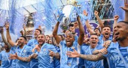 Fernandinho (centre) was a Manchester City captain far earlier than when the armband was eventually tossed his way in 2020