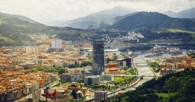 The view from the funicular at Artxanda is breathtaking and captures all of Bilbao's majesty