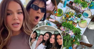 Inside the Kardashian-Jenner family's over-the-top Easter 2026 celebrations — crafts, brunch and more