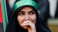 An Iranian woman attends a ceremony marking 40 days since the late Supreme Leader of Iran, Ayatollah Ali Khamenei, was killed in Israeli and U.S. strikes, in Tehran, Iran, April 9, 2026. Majid Asgaripour/WANA (West Asia News Agency) via REUTERS ATTENTION EDITORS - THIS PICTURE WAS PROVIDED BY A THIRD PARTY