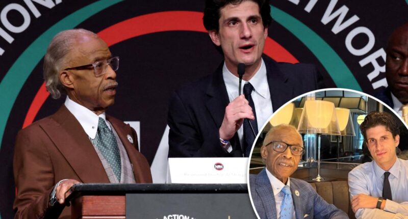 Jack Schlossberg and Rev. Al Sharpton reunite at his NAN conference, after power breakfast