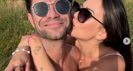 Pretty Little Liars alum Janel Parrish hard launched her new romance with professional dancer Aleksandr 'Sasha' Farber the same exact day she filed for divorce (pictured in April)