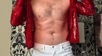 Jedward's John Grimes says trolls commenting on his weight gain amid TV comeback and comparing his physique to pop heyday 'hurts' as he strips off his shirt for empowering post: 'I can't wear skinny jeans 24/7'