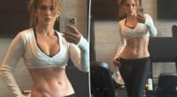 Jennifer Lopez, 56, shows off washboard abs following early morning gym session