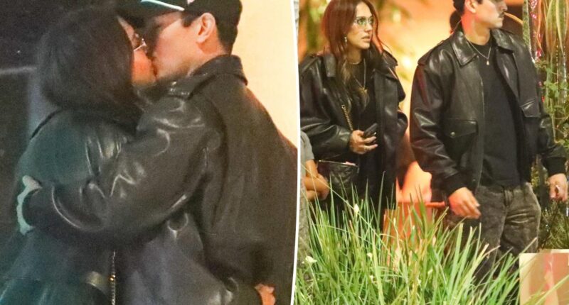 Jessica Alba and Danny Ramirez pack on the PDA during L.A. date night