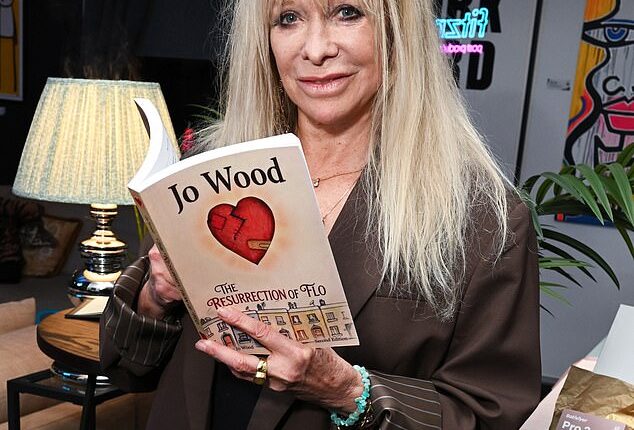 Jo Wood revealed she struggled to write her break-up book The Resurrection Of Flo after her split from Rolling Stones rocker Ronnie Wood until her 'naughty' friend gave her some X-rated ideas