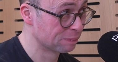 Joe Tracini fought back tears as he emotionally discussed the sexual abuse he suffered as a child, admitting he 'suppressed' the ordeal for many years