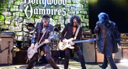 The Hollywood Vampires - the rock supergroup consisting of Johnny Depp, Joe Perry and Alice Cooper - is being sued by a concert promoter over a scuttled 2023 show in Europe. Pictured in LA in 2019