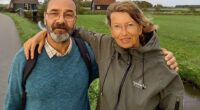 Proven innocent: Andrew Malkinson with ex-partner Karin Schuitemaker, who stood by him