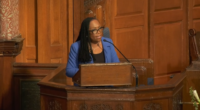 Ketanji Brown Jackson speaking at Yale.