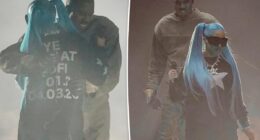 Kanye West brings North West onstage at comeback concert