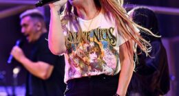 Clarkson is pictured July 11 in Las Vegas