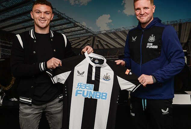 Kieran Trippier was Eddie Howe's first signing under Newcastle's Saudi ownership in 2022