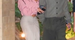 Kim Kardashian, 45, and her new boyfriend Lewis Hamilton, 41, stepped out for a bite on Saturday evening at Nobu in Malibu