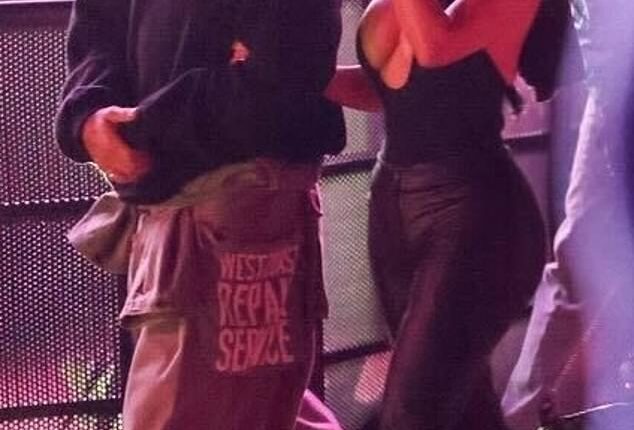 Kim Kardashian, 45, and Lewis Hamilton, 41, were spotted sweetly linking arms as the couple arrived for Justin Bieber's Coachella set on Saturday