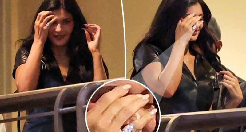 Kylie Jenner flaunts massive diamond ring during girls' night out in LA