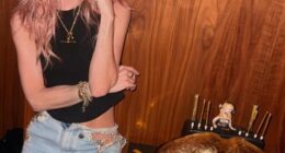 Lady Mary Charteris celebrated her 39th birthday in style at the penthouse of a bar in Shoreditch, London