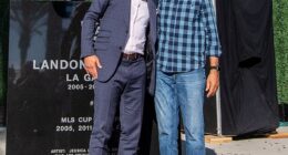 American soccer star Landon Donovan opened up about his strained relationship with his now late father, Tim